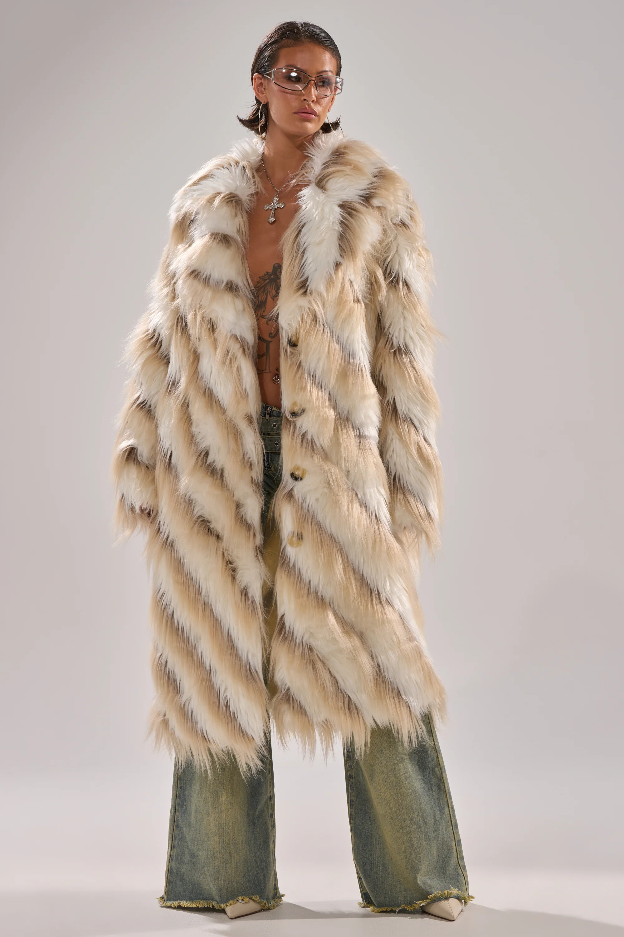 HARLOW PATCHWORK FAUX FUR - Image 5
