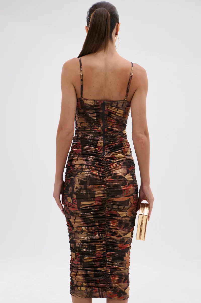 HEAVEN SENT MESH MIDI DRESS - Image 6