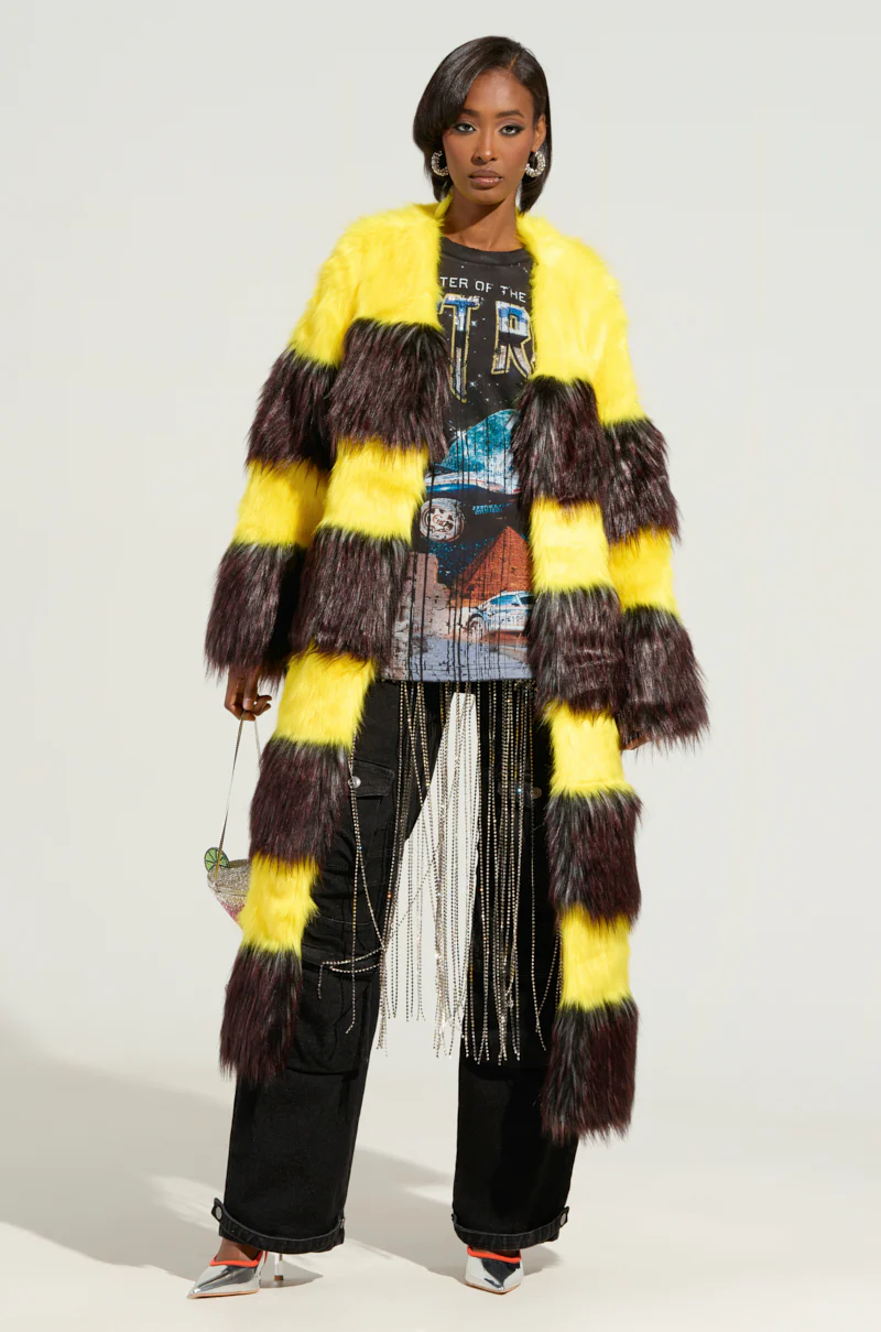 HENDRIX ASYMMETRICAL FUR BOLERO - Image 3