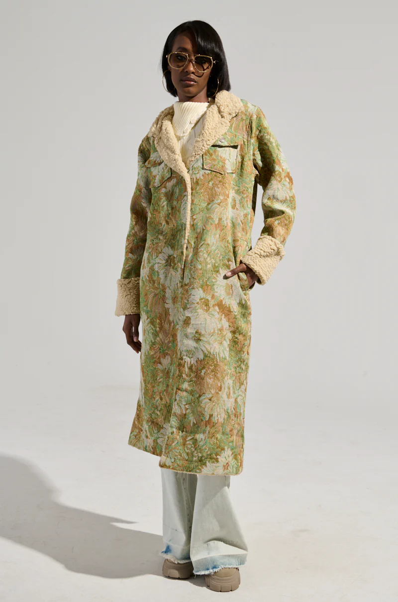 HERE COMES TROUBLE SHERPA LINED TRENCH - Image 2