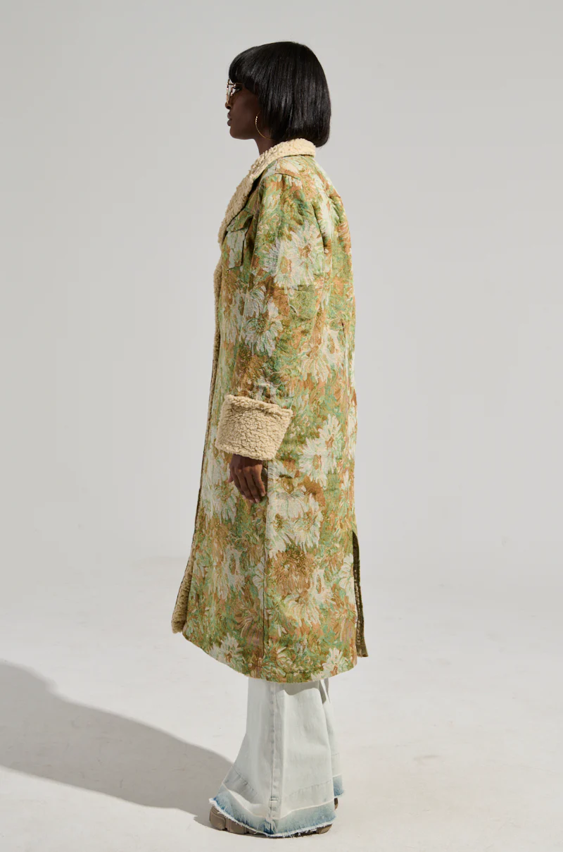 HERE COMES TROUBLE SHERPA LINED TRENCH - Image 4