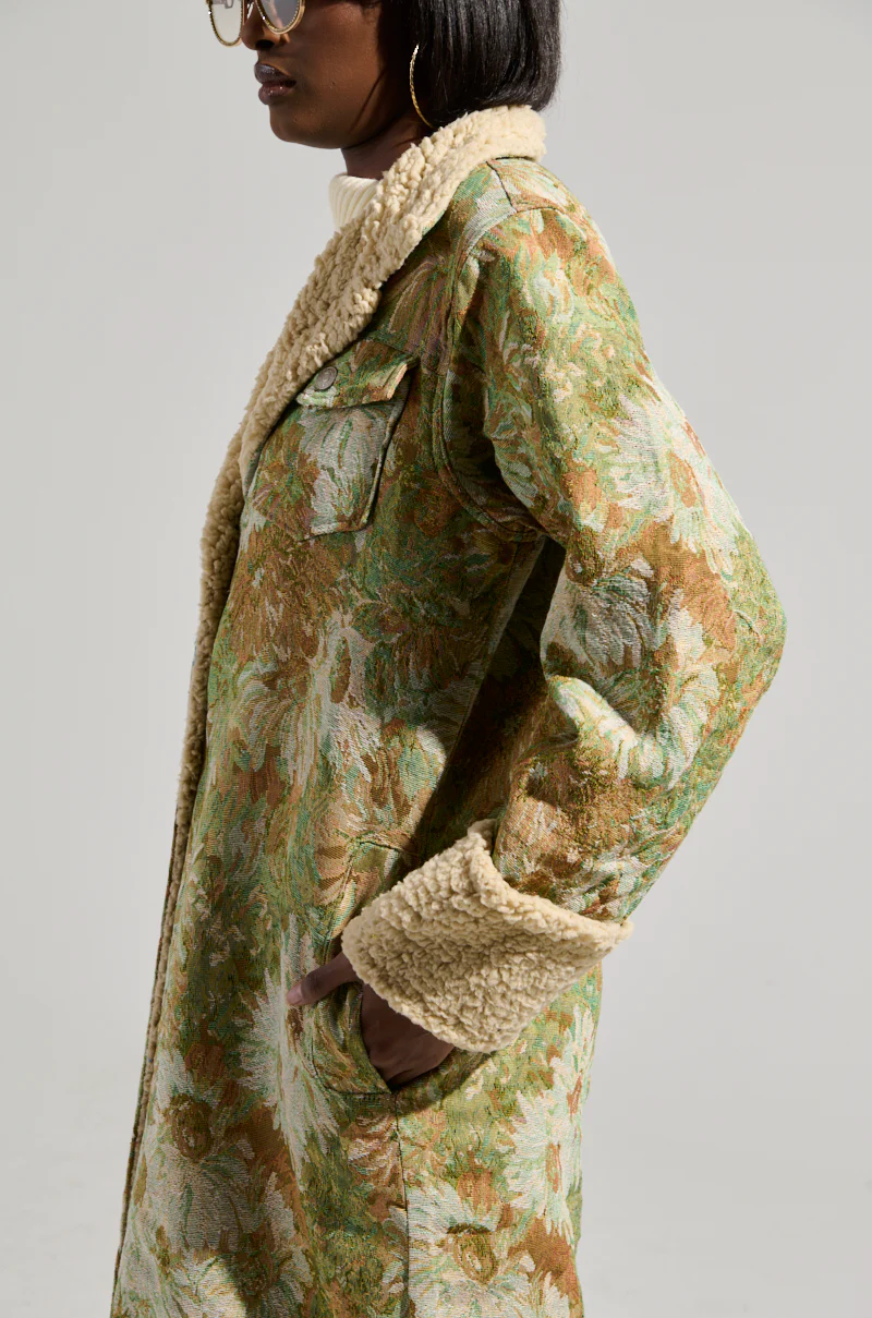HERE COMES TROUBLE SHERPA LINED TRENCH - Image 7