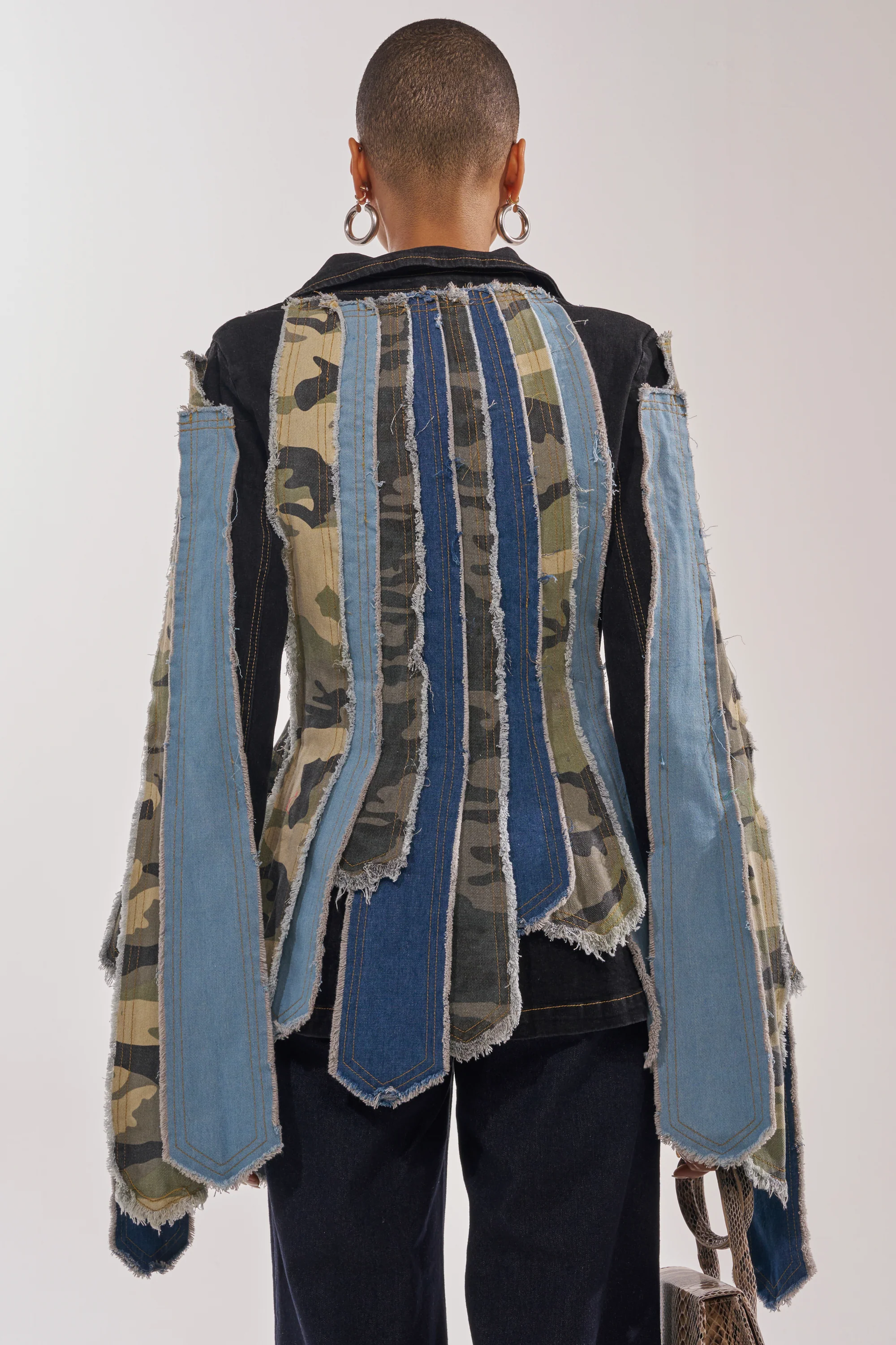 HERE FOR IT PATCHWORK BLAZER - Image 3