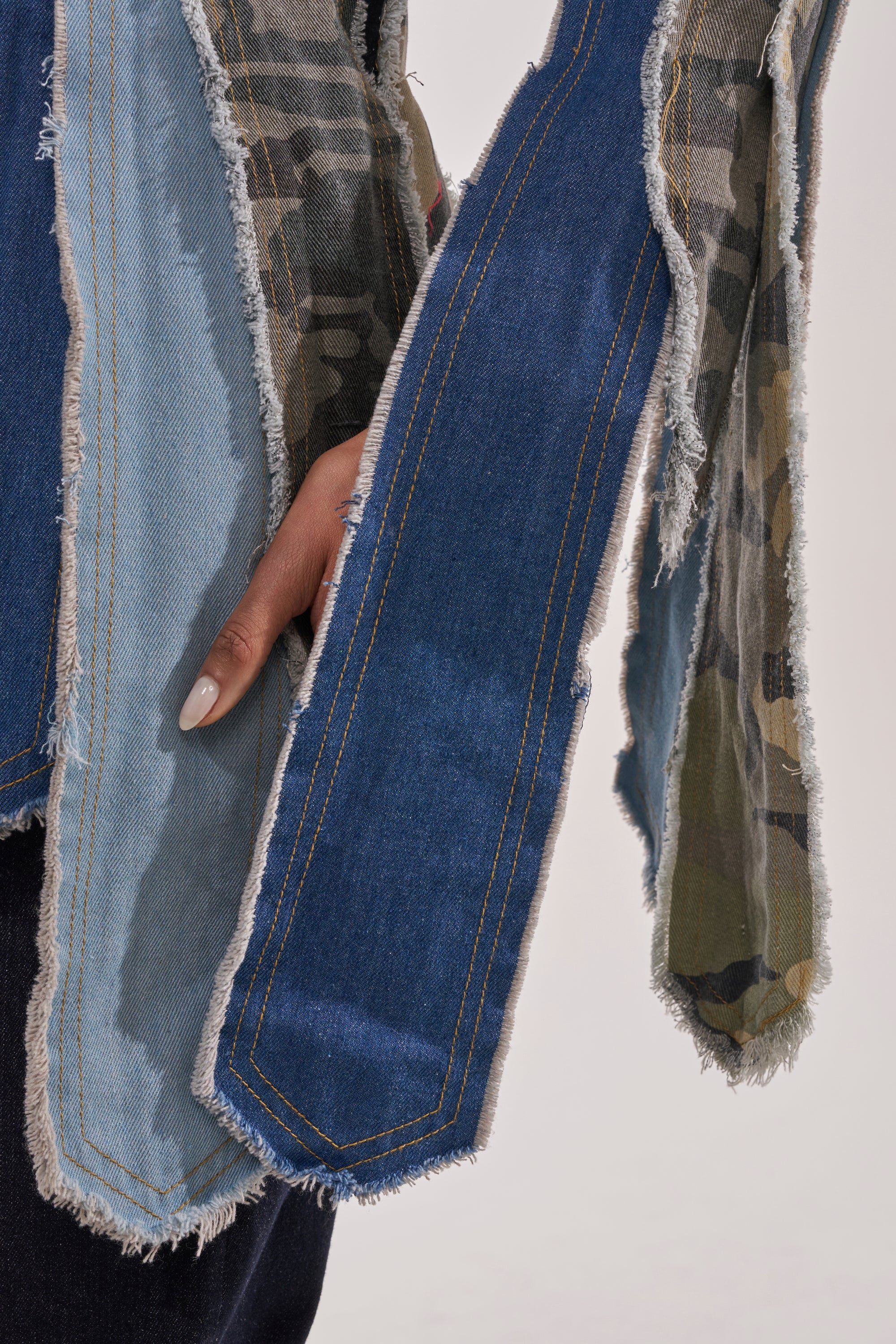 HERE FOR IT PATCHWORK BLAZER - Image 7