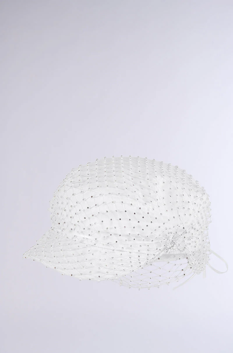 HERE FOR IT RHINESTONE HAT - Image 3