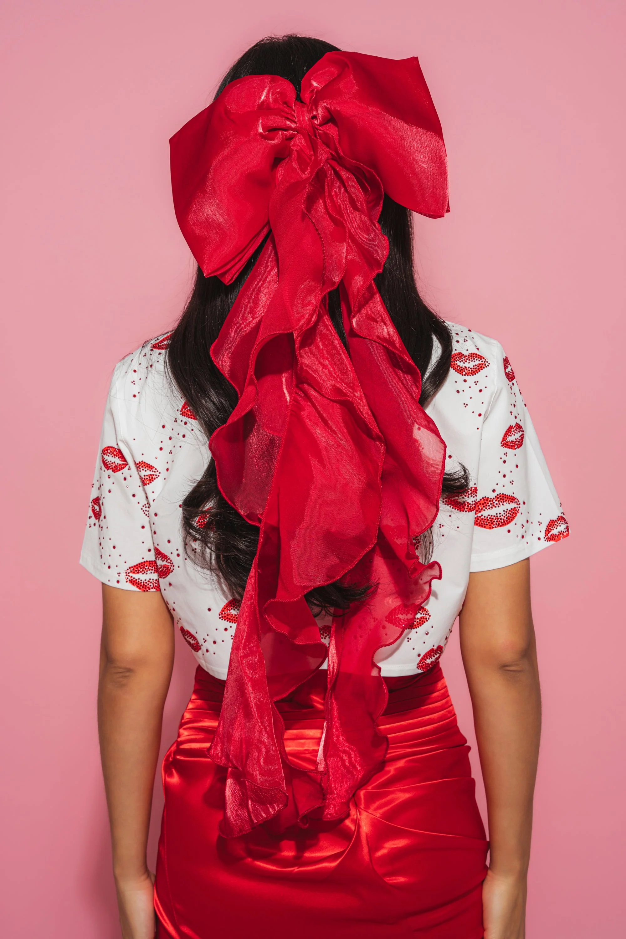 HEY DOLL CHIFFON HAIR BOW - Image 2