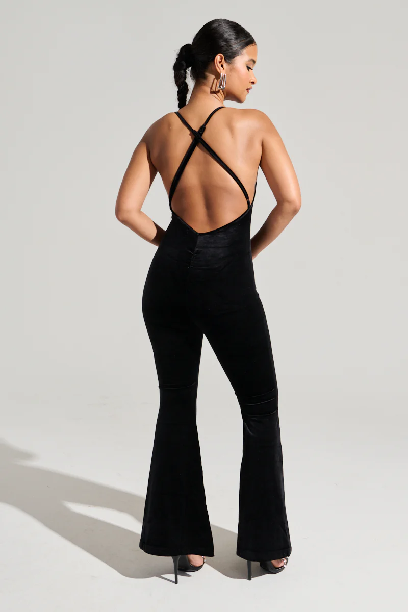 HEY GIRL HEY VELVET JUMPSUIT - Image 5