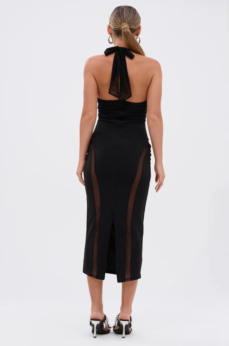 HIGH SOCIETY MIDI DRESS WITH CUTOUTS - Image 4