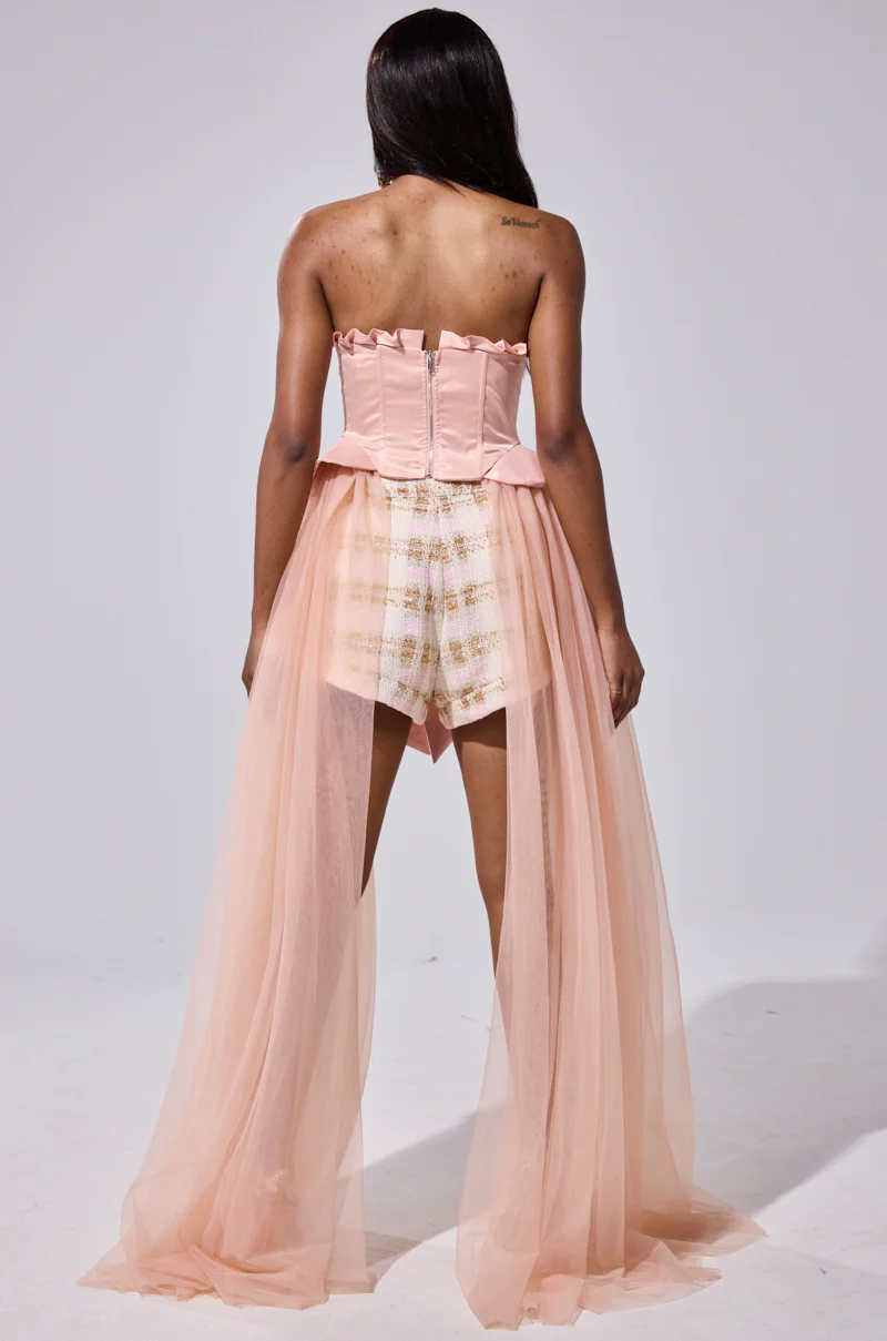 HIGH TEA TULLE TRIM CORSET - Image 5