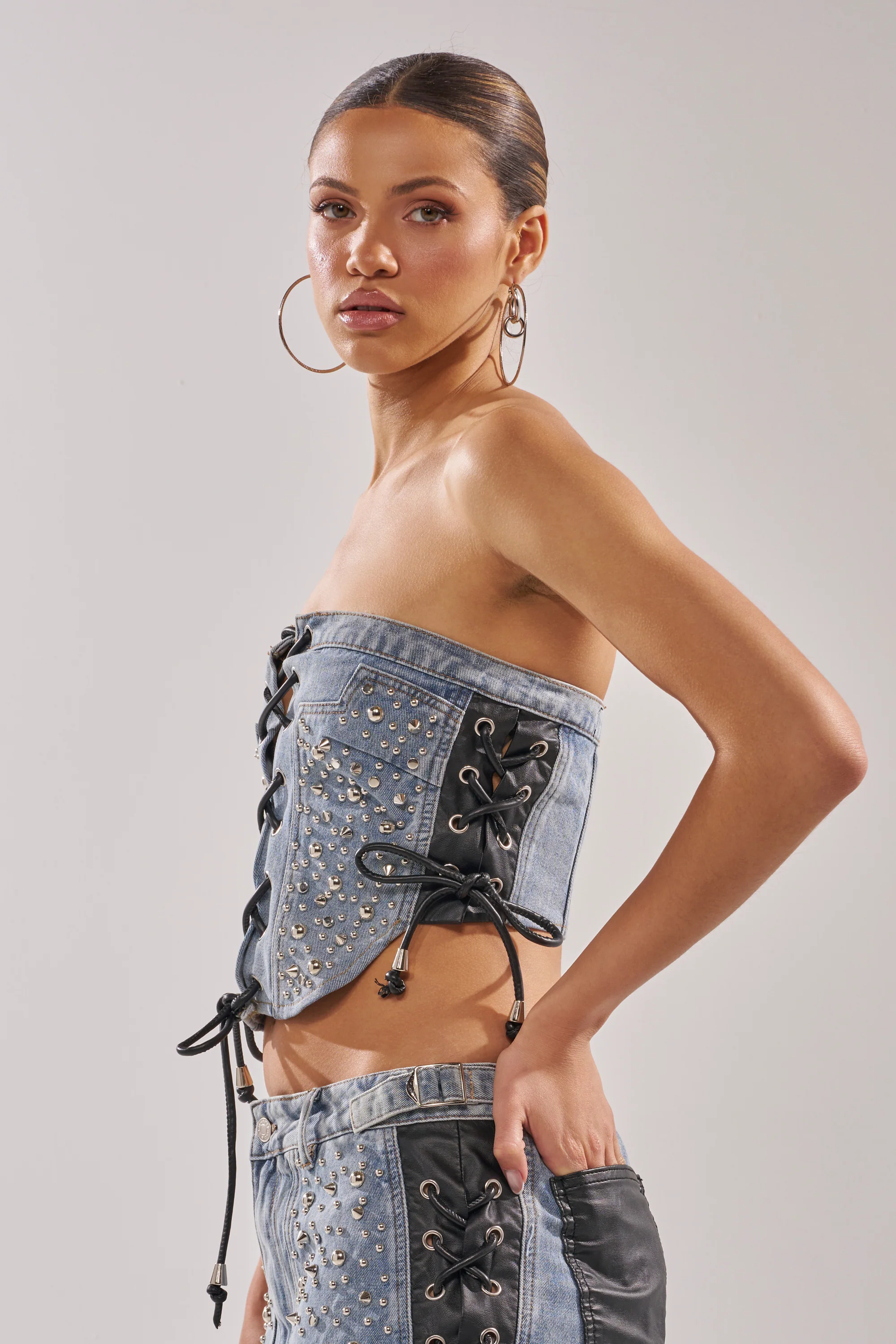 HONEY BABY LACE UP CORSET - Image 4