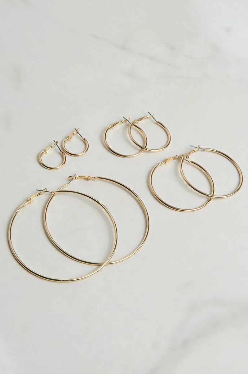 HOOP SET GOLD - Image 2