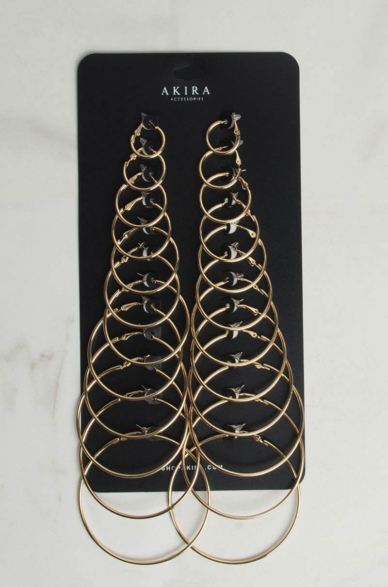 HOOP SET SILVER