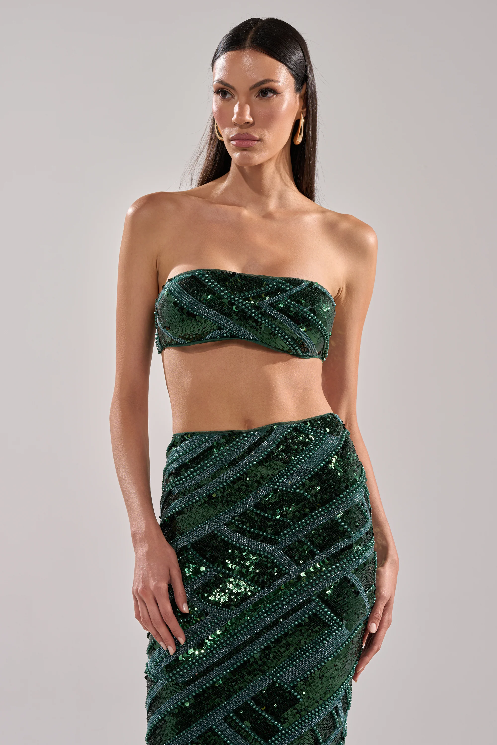 HOTTEST GIRL IN THE CLUB SEQUIN BANDEAU - Image 4