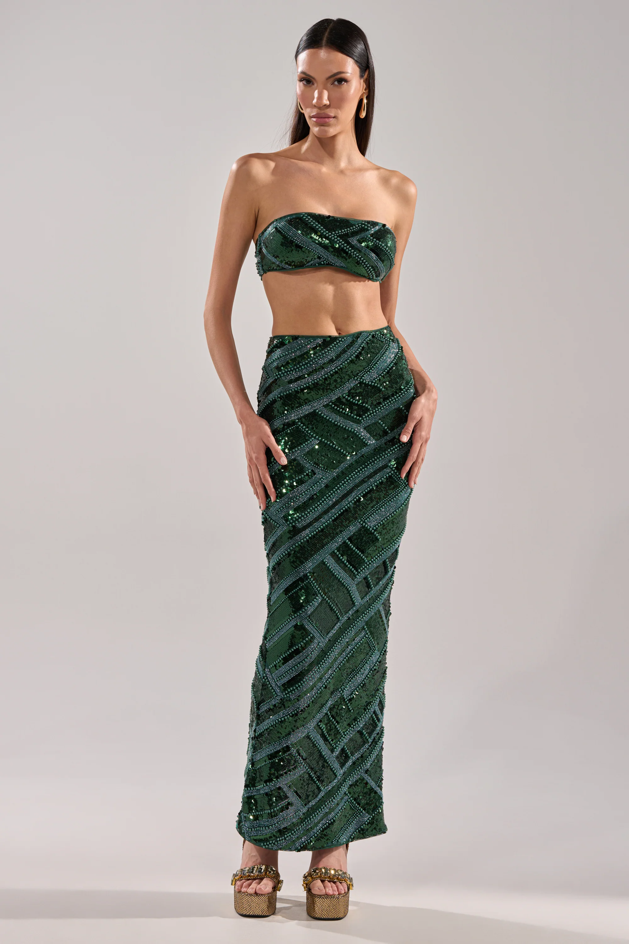 HOTTEST GIRL IN THE CLUB SEQUIN BANDEAU - Image 8
