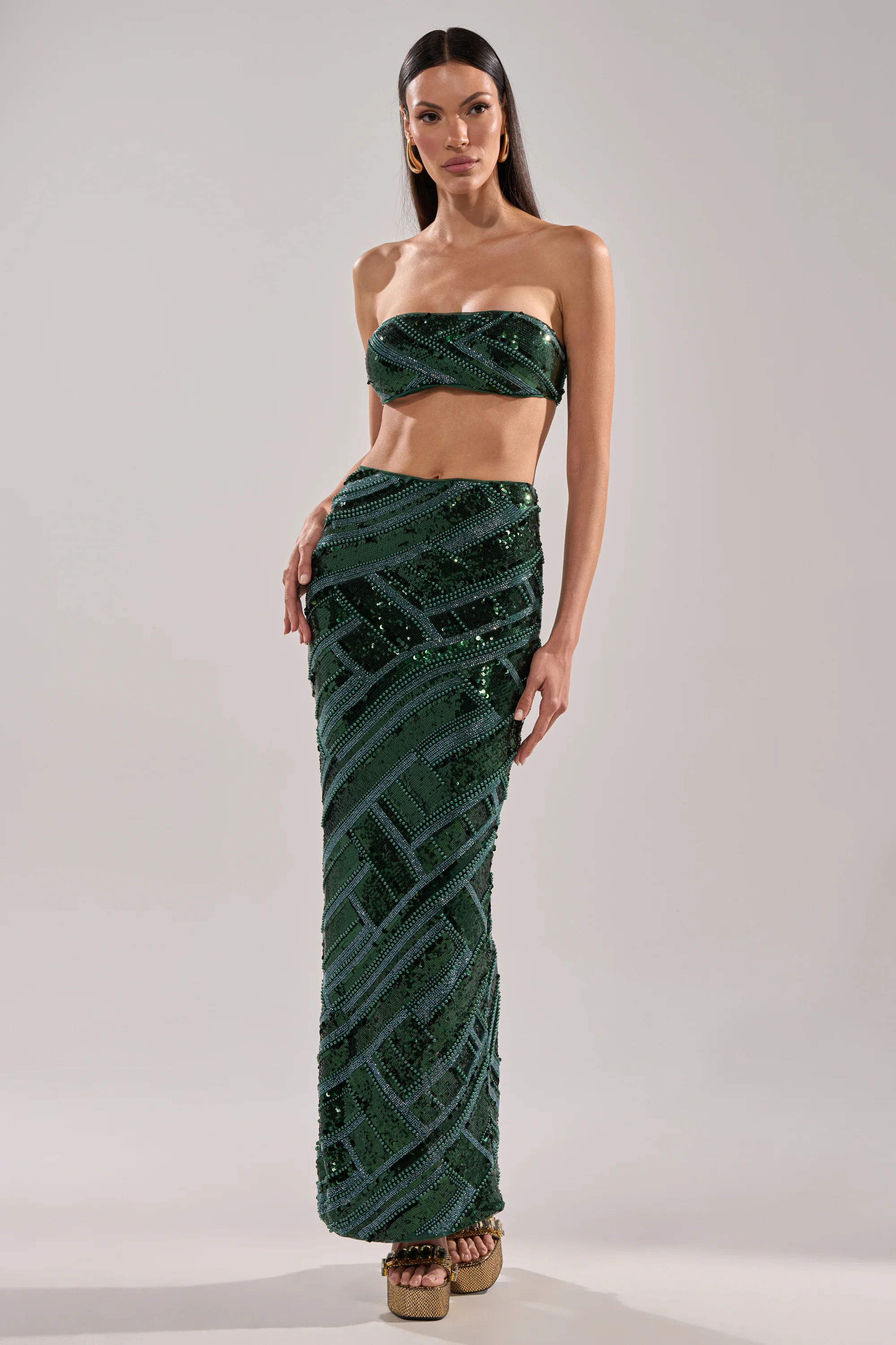 HOTTEST GIRL IN THE CLUB SEQUIN BANDEAU - Image 9