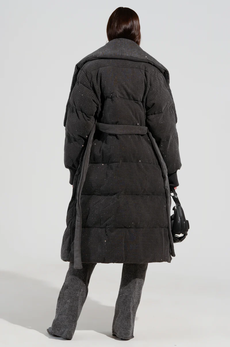 HOUDINI LONG RHINESTONE PUFFER - Image 6