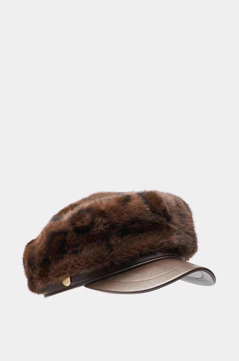 I AM THE LUXURY FAUX FUR BRIM HAT - Image 3