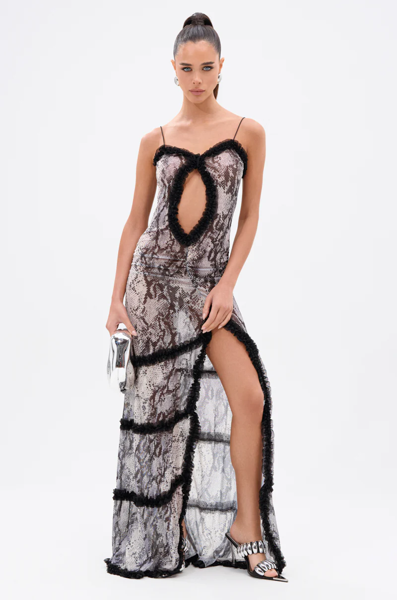 I BITE BACK PRINTED MAXI DRESS - Image 5