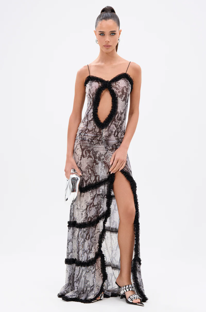 I BITE BACK PRINTED MAXI DRESS - Image 6