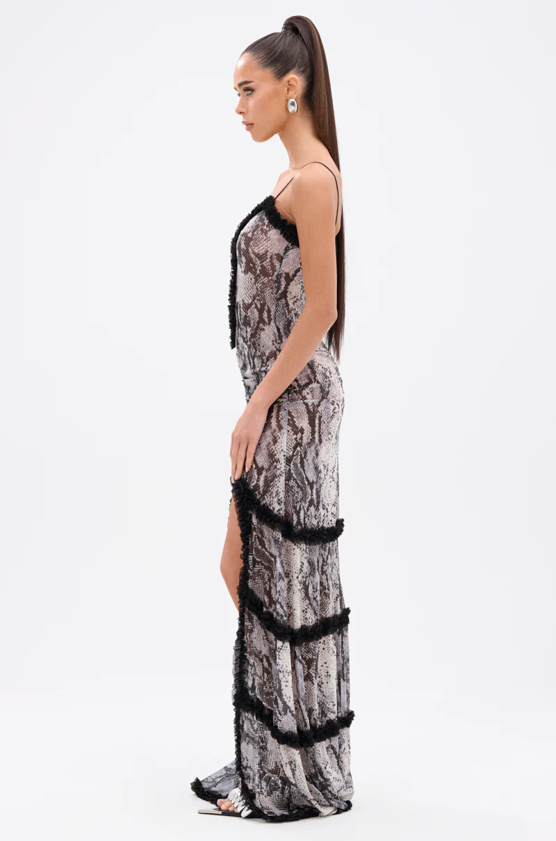 I BITE BACK PRINTED MAXI DRESS - Image 8