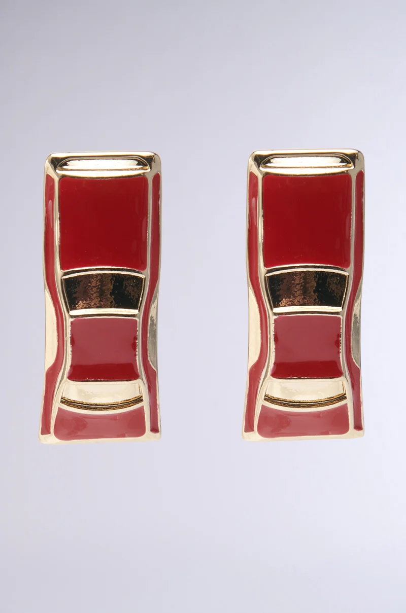 I DRIVE FAST STUD EARRINGS