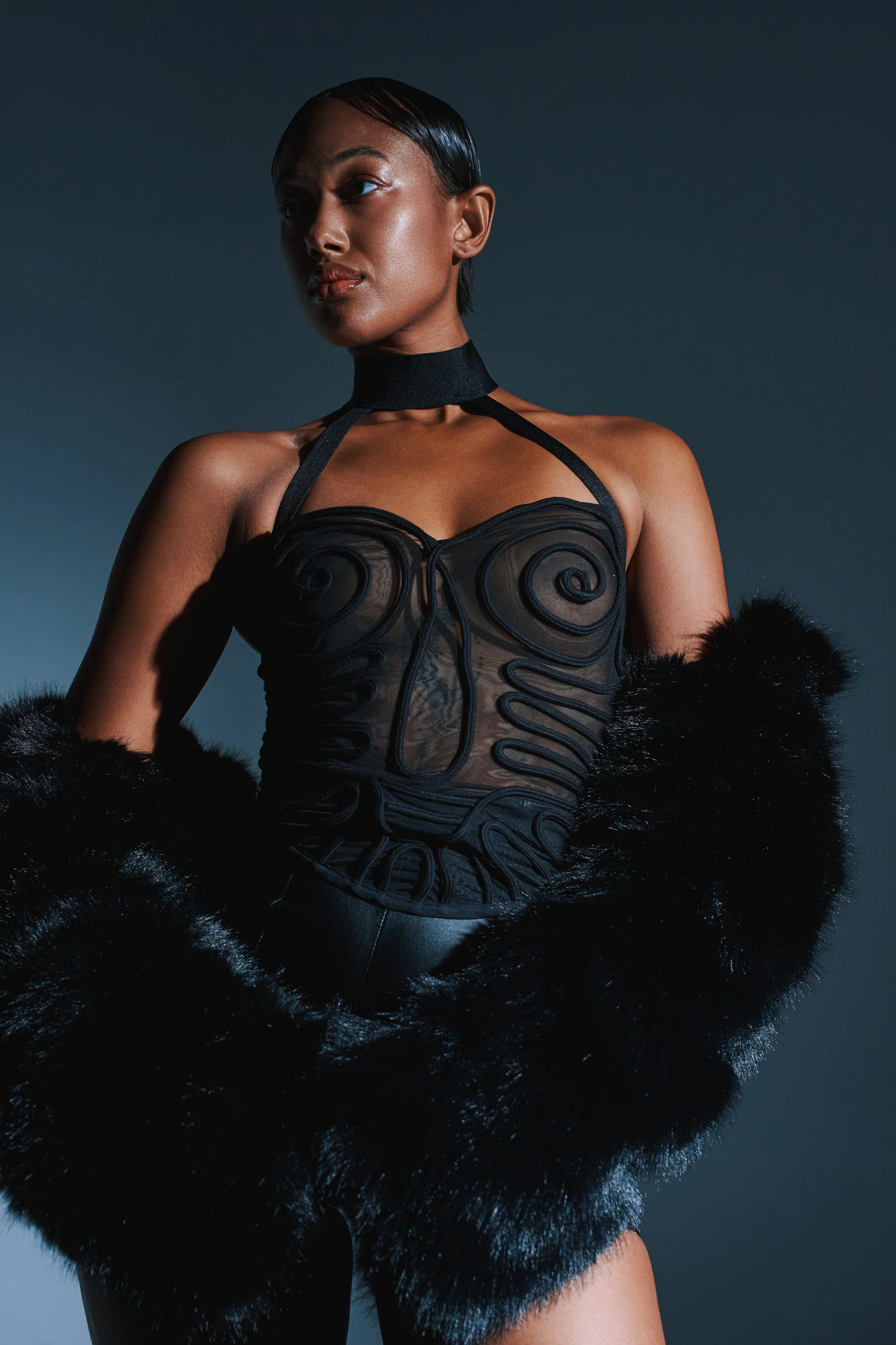 I KNOW THATS RIGHT MESH CORSET