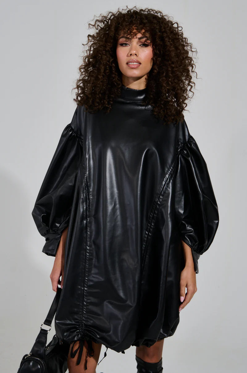 I NEED SOME SPACE PU MINI DRESS - Image 3