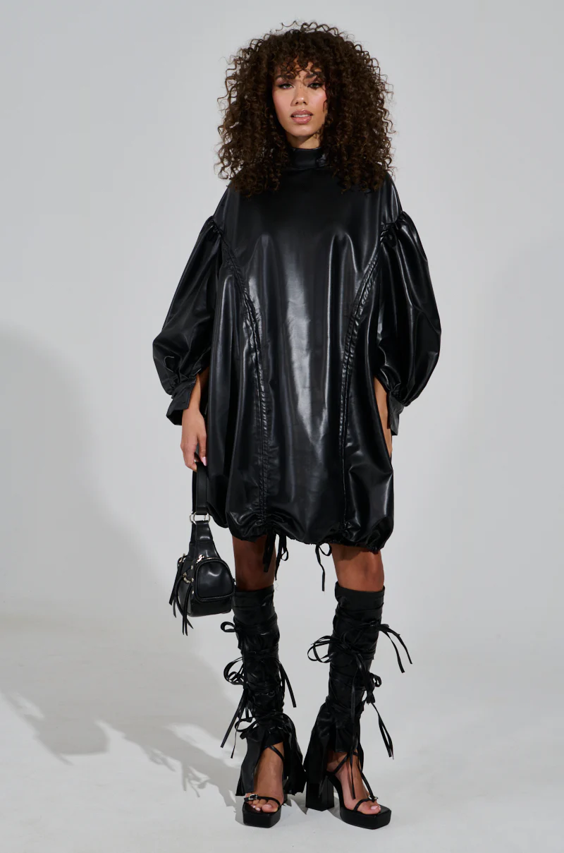 I NEED SOME SPACE PU MINI DRESS - Image 7