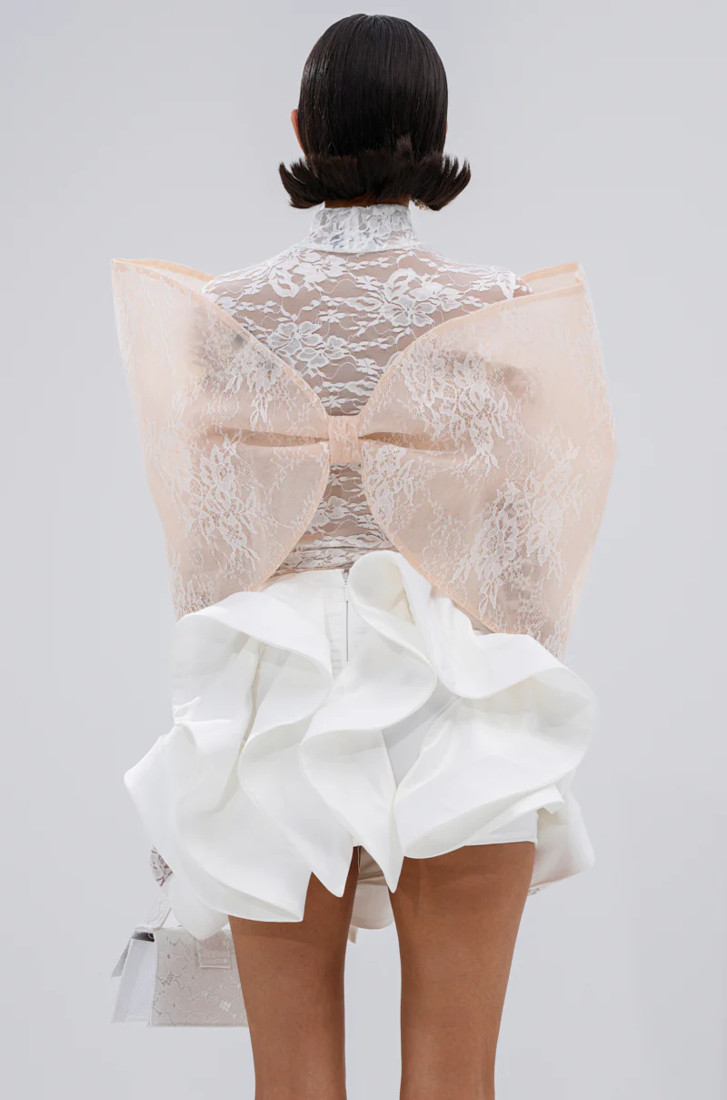 I'M A STAR LACE BOW TOP - Image 7