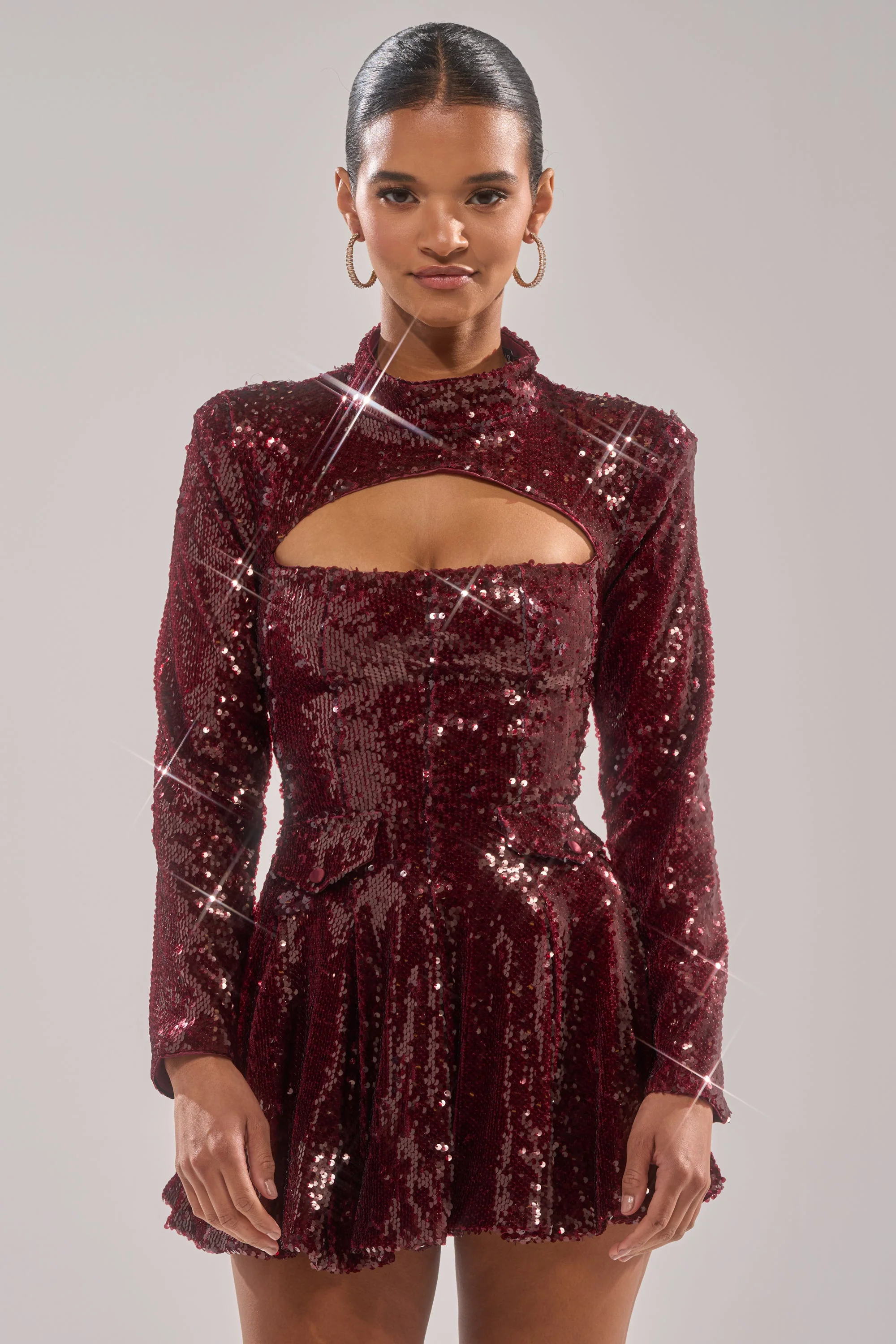 IM YOUR FAVORITE SEQUIN MINI DRESS