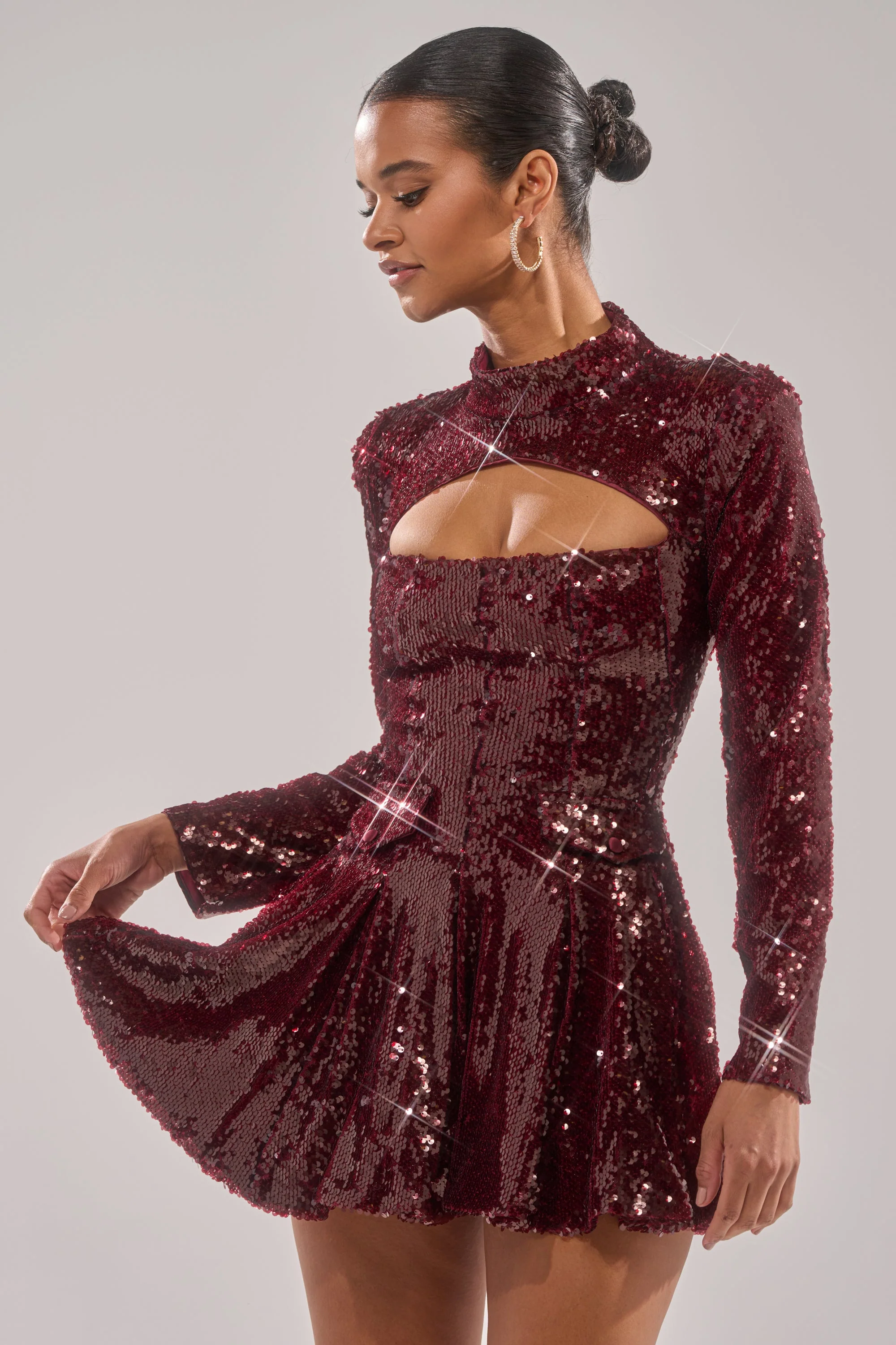 IM YOUR FAVORITE SEQUIN MINI DRESS - Image 3