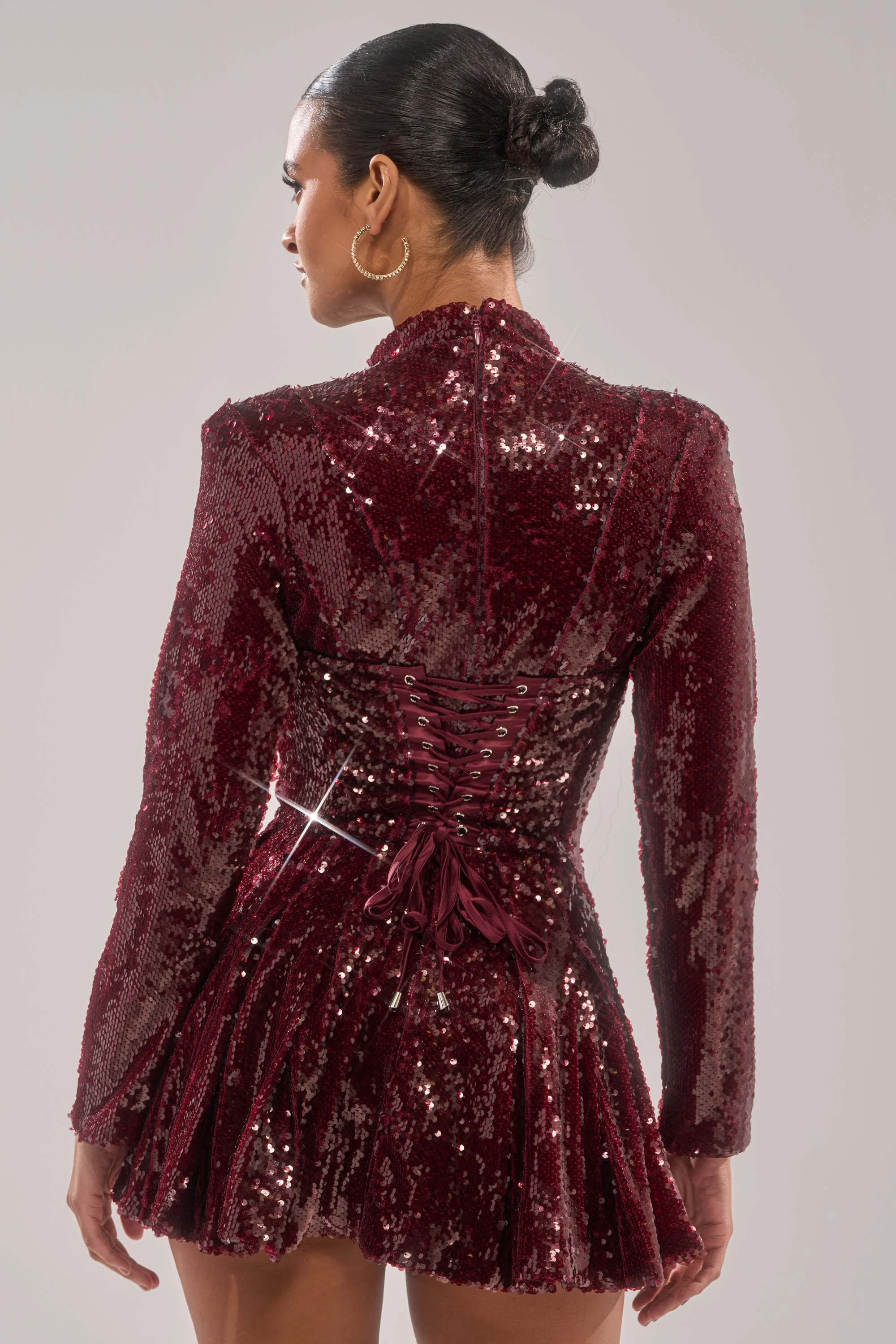IM YOUR FAVORITE SEQUIN MINI DRESS - Image 6