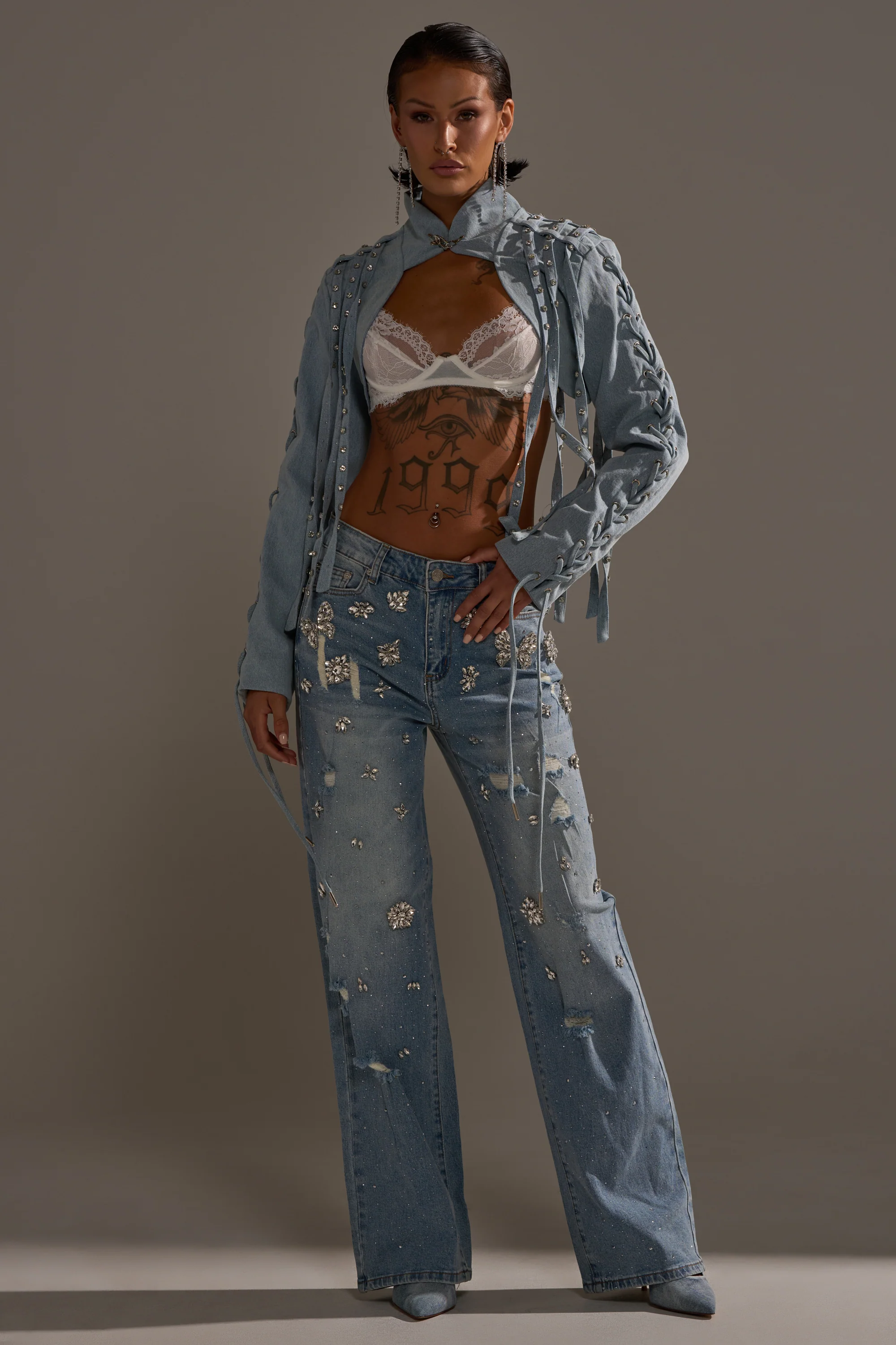 IMPULSIVE DENIM BOLERO - Image 7