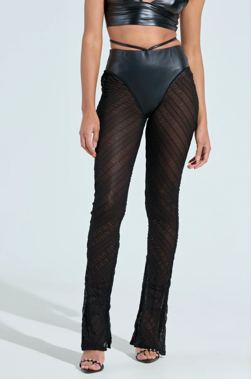 IN THE FEELS LACE FLARE PANT - Image 2
