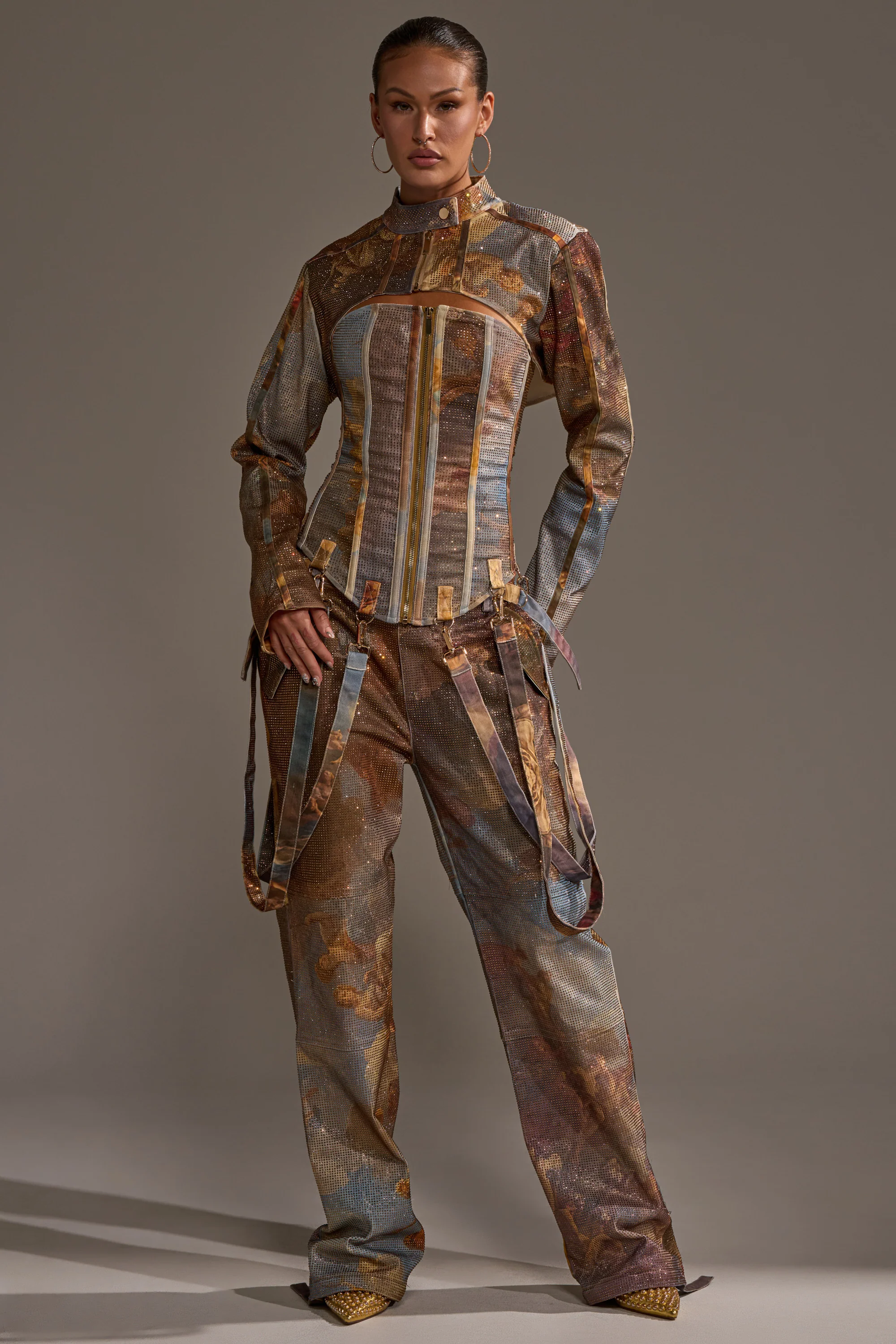 IN THE FUTURE RHINESTONE BOLERO - Image 7