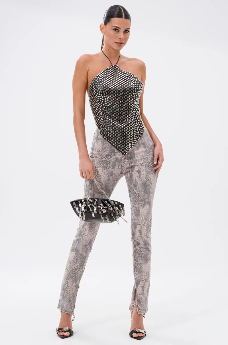IN THE SUN SNAKE LACE-UP PANT - Image 8
