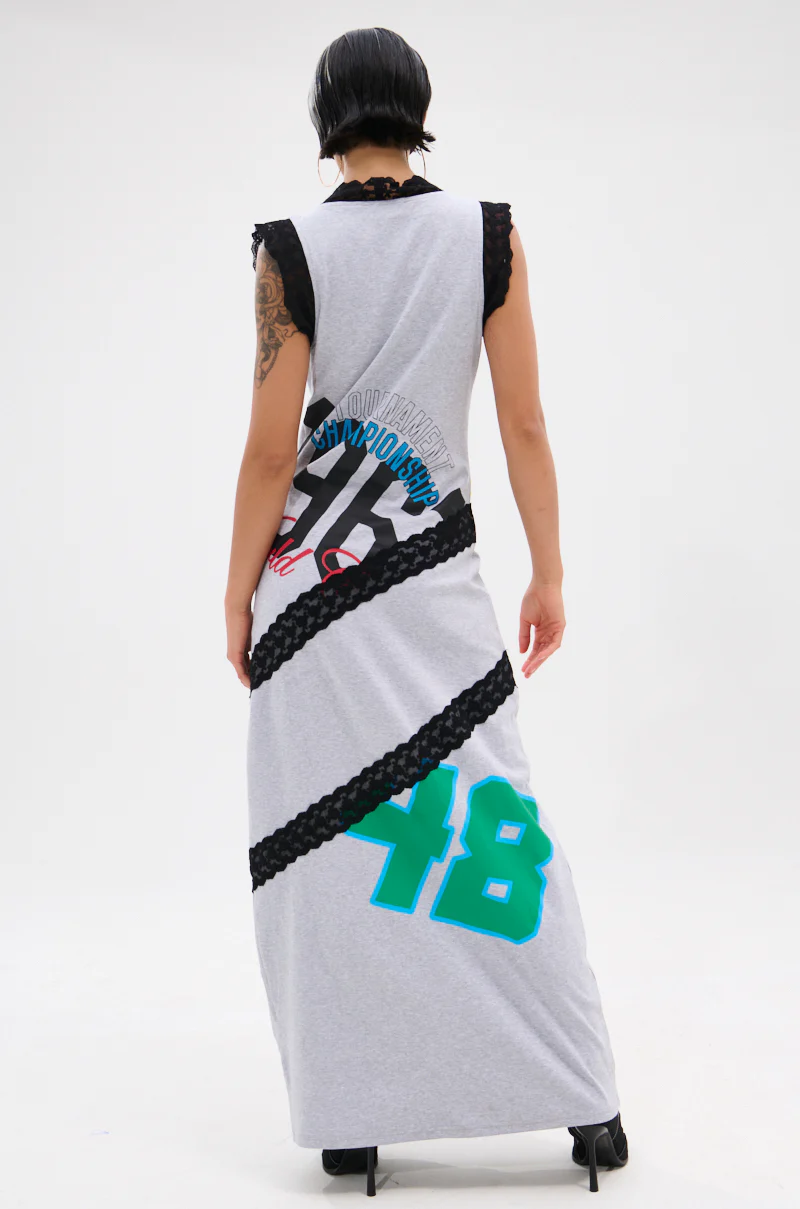 INSTA SAW IT FIRST GRAPHIC MAXI DRESS - Image 5