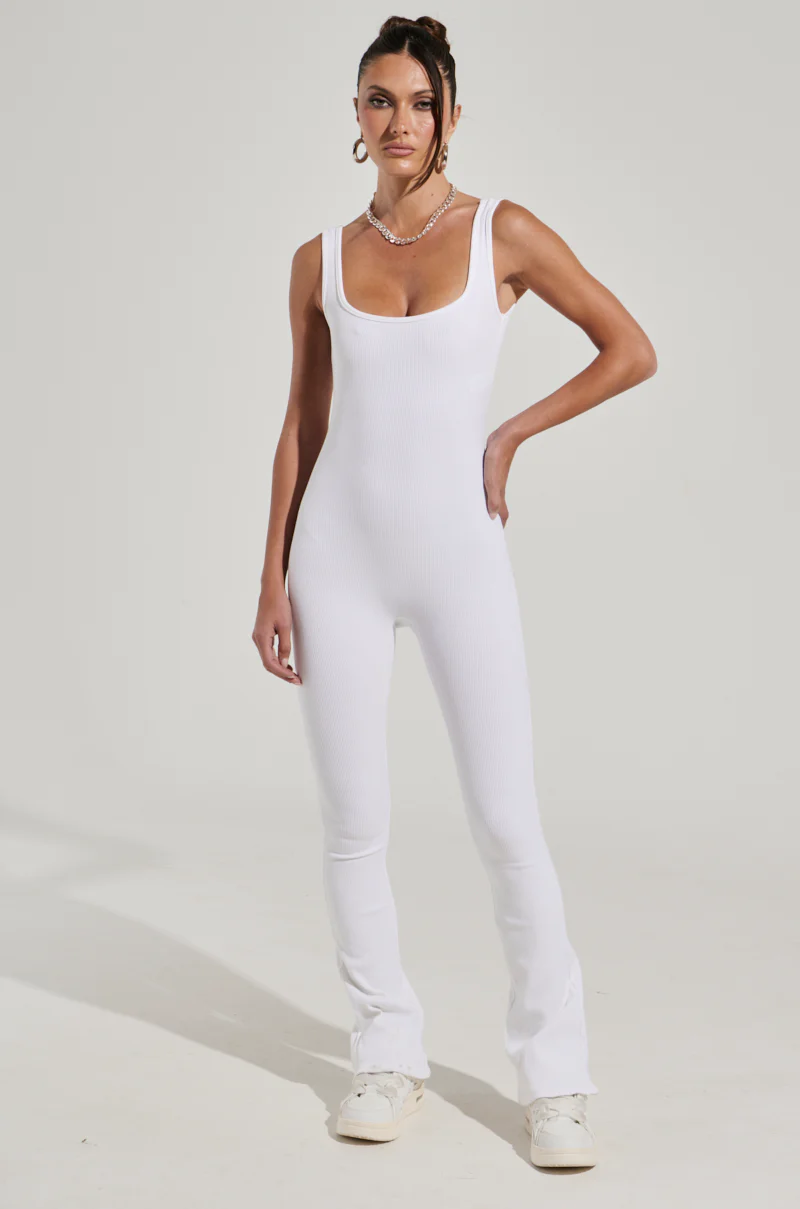 INTERNET FAMOUS RUCHED KNIT JUMPSUIT - Image 4