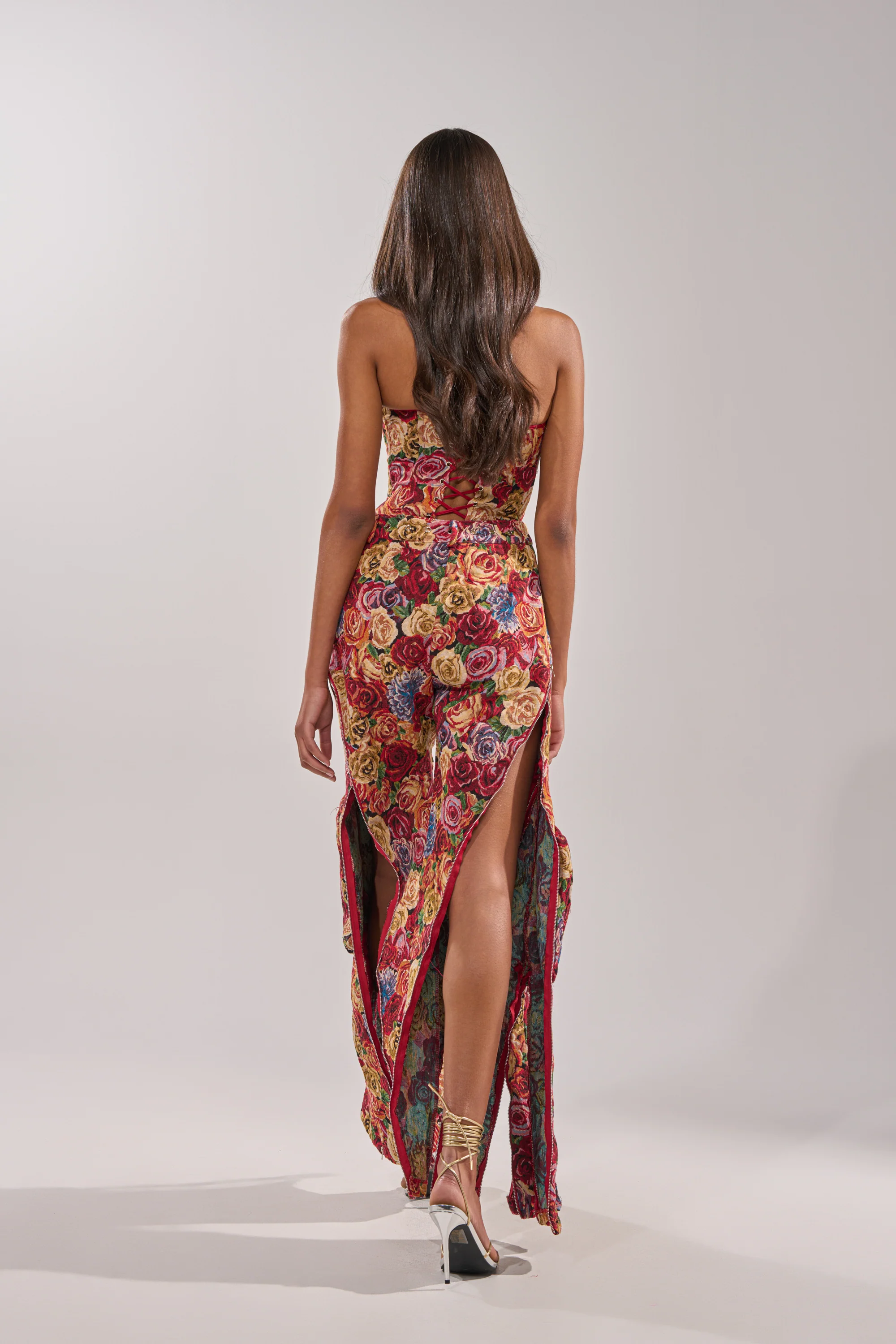 INTO THE THICK OF IT FLORAL CARGO PANT - Image 7
