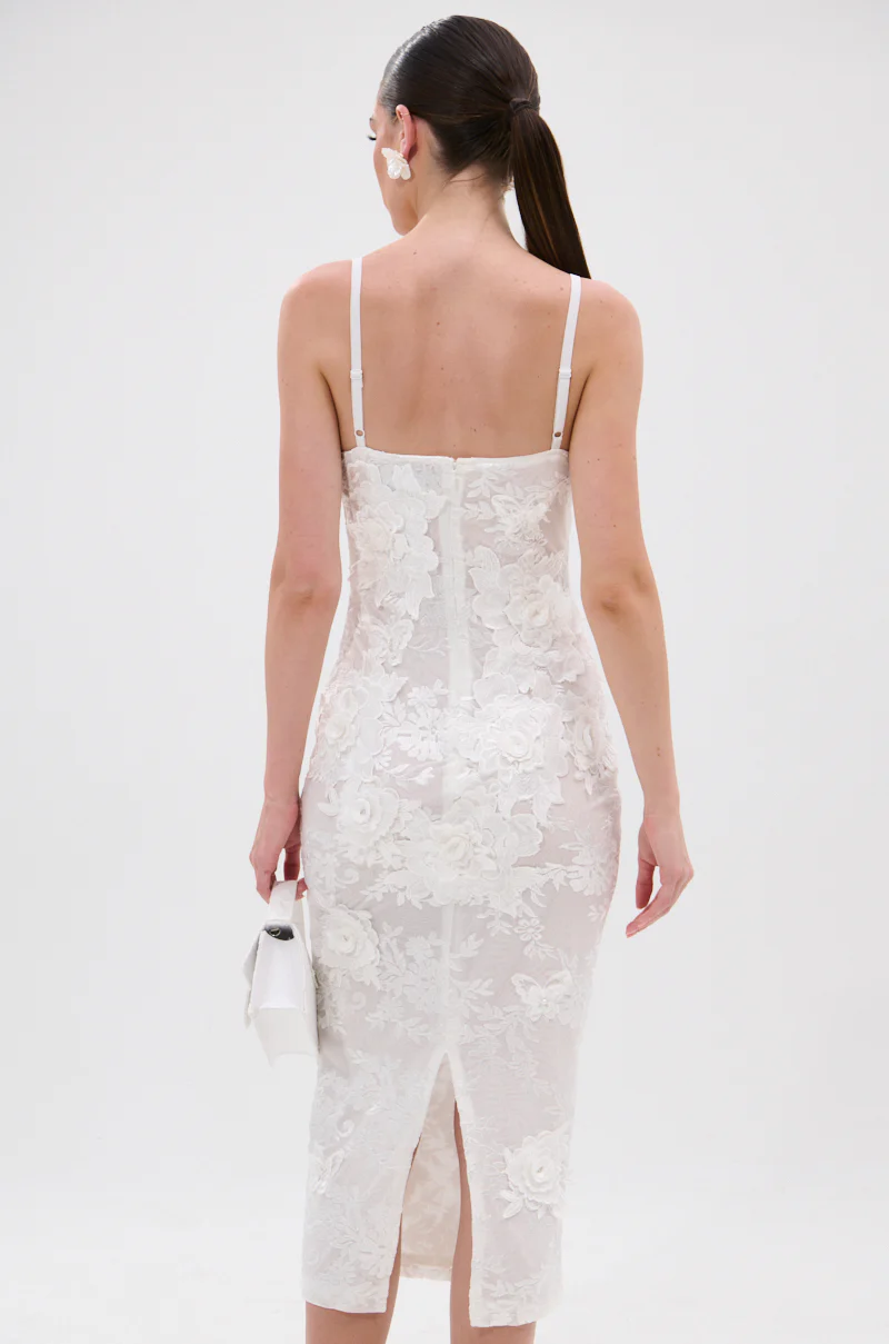 IRIS FLORAL MIDI DRESS - Image 5