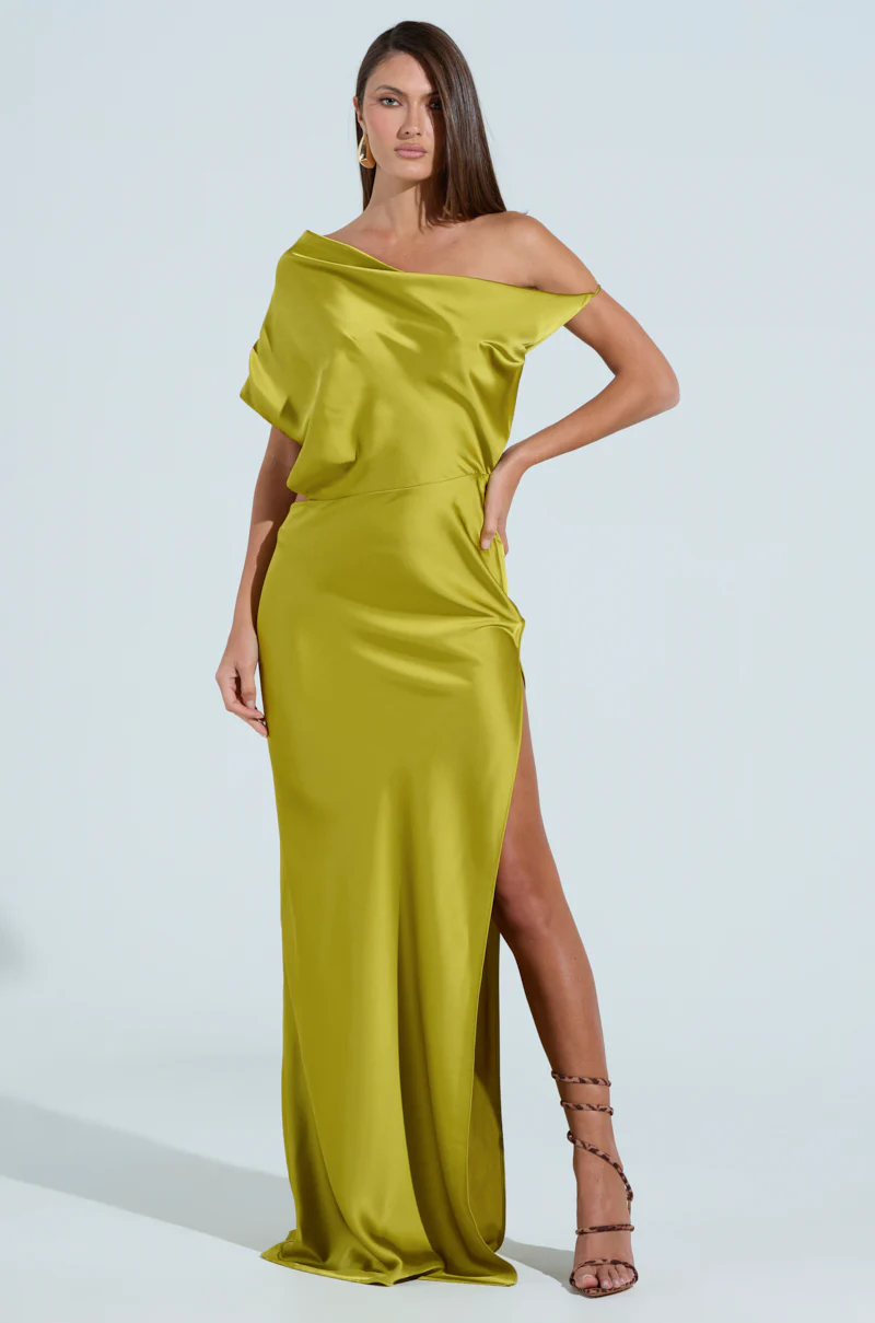 ISLA SATIN MAXI DRESS - Image 2