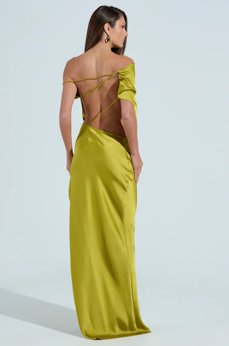 ISLA SATIN MAXI DRESS - Image 7