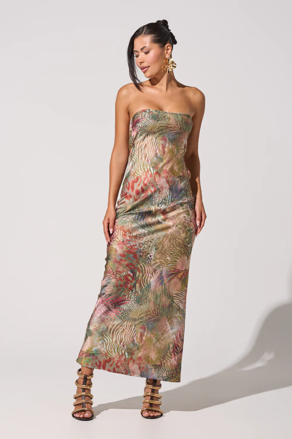 IT GIRL SATIN MAXI DRESS - Image 3
