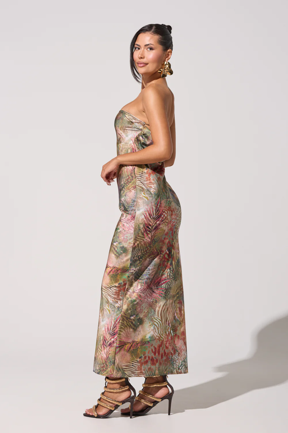 IT GIRL SATIN MAXI DRESS - Image 4