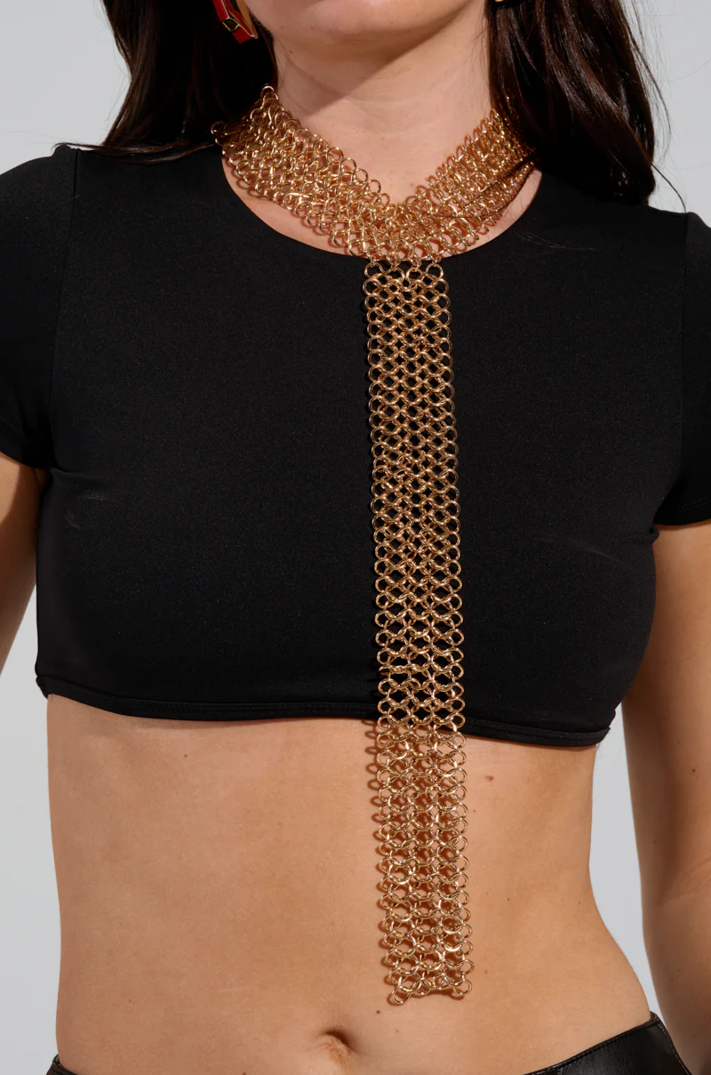 IT GURL CHAINMAIL NECKLACE - Image 3