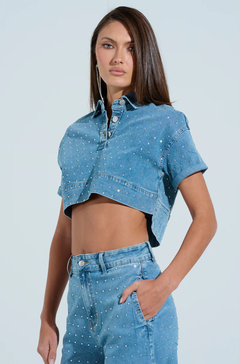 IT'S GIVING BUTTON DOWN TOP - Image 2