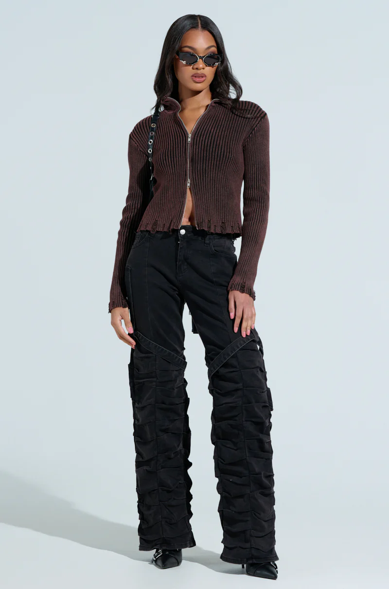 IT'S IN MY NATURE ZIP UP SWEATER - Image 6