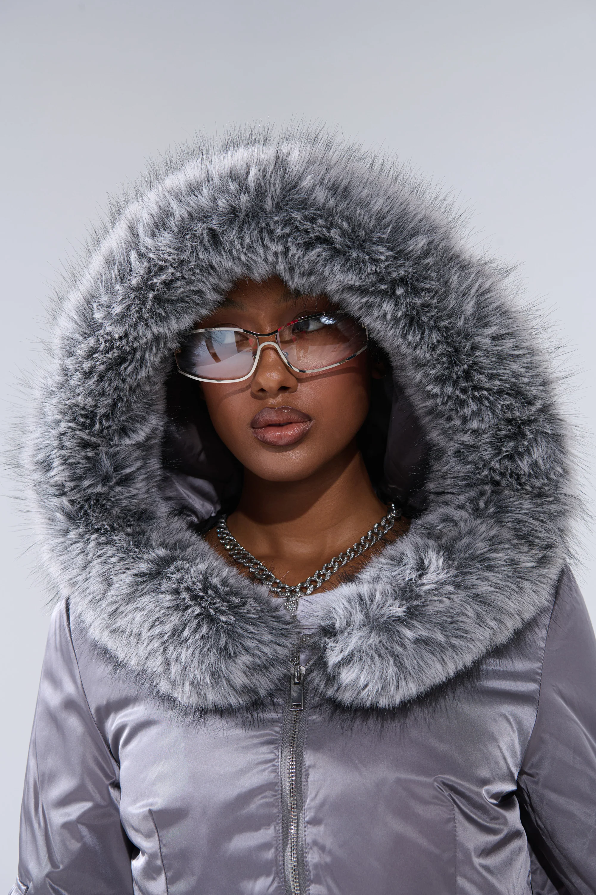 ITTY BITTY CROPPED BOMBER - Image 9