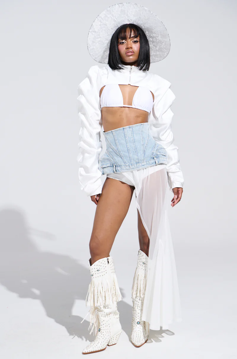 IYKYK DENIM PANT DETAIL BELT - Image 4
