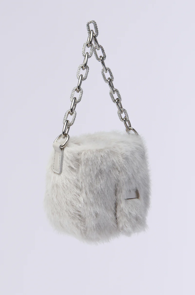 JACQUES FAUX FUR MINI PURSE - Image 3